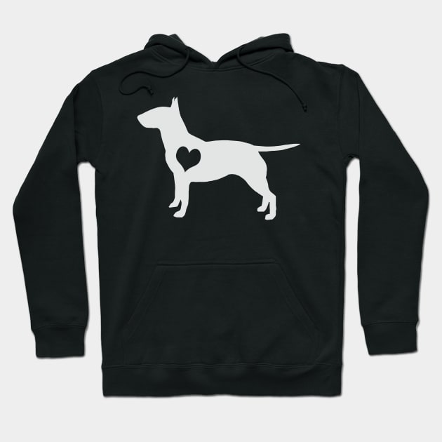 Adore Bull Terriers Hoodie by Psitta